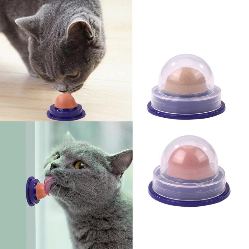 Cat Snacks Catnip Sugar Candy Licking Solid Nutrition Gel Energy Ball Toy