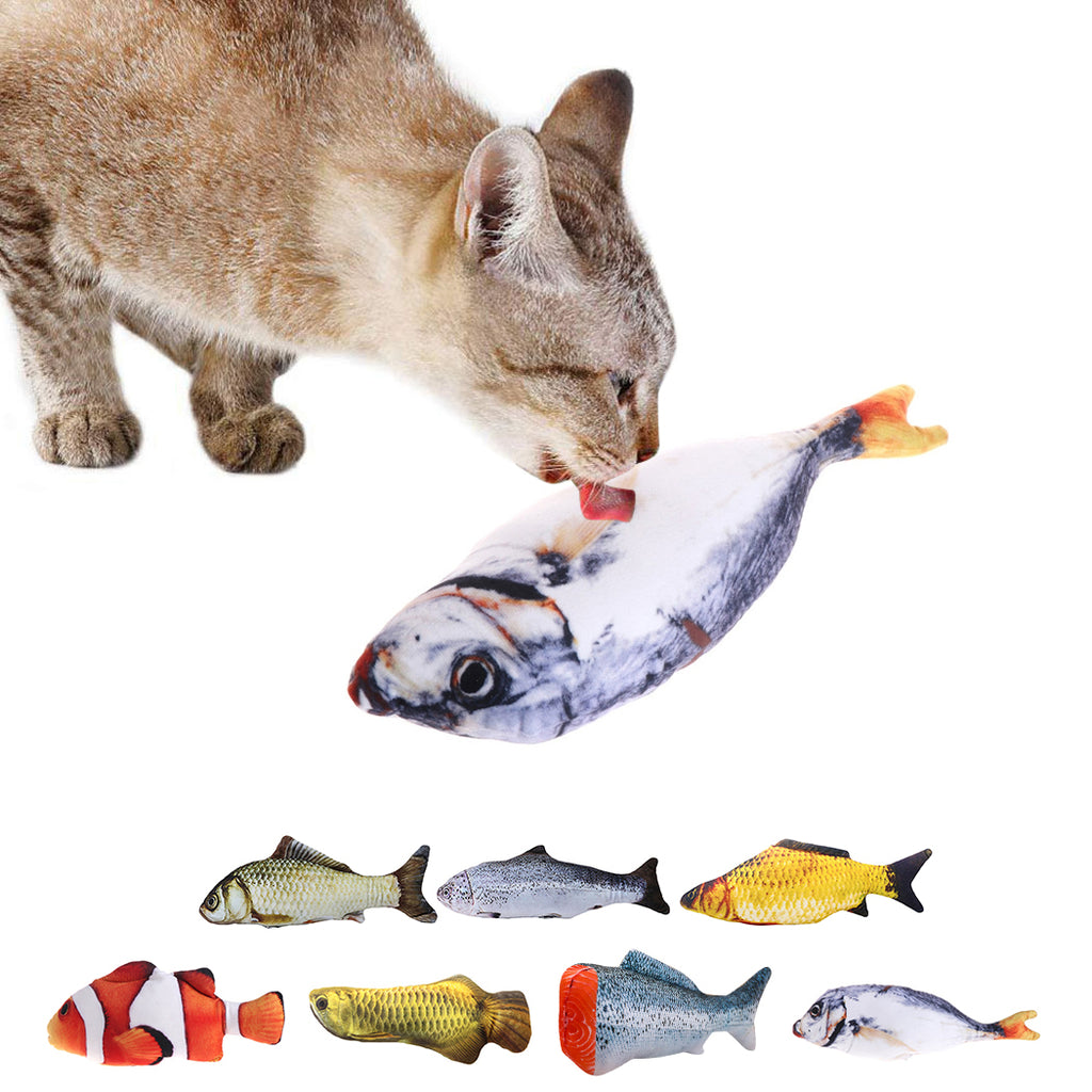 Creative Fish Shape Pet Toy Fish Shape Bite Resistant Catnip Cat Toy Pet Chew Toy Pet Interaction Training Supplies Dropshipping