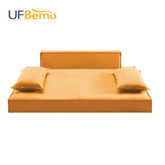 UFBemo Luxury Dog Couch Sofa Cat Bed Memory Foam for Puppy Pets Waterproof Solid for Small Large Dogs Removable Cover Suede