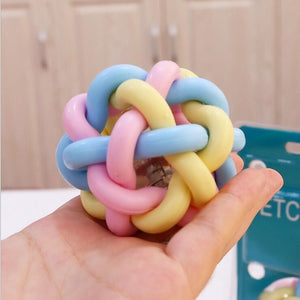 1pcs Pet Dog Toy Chew Squeaky Rubber Toys Vocal Molar Rubber Toy Funny Nipple Ball for Cat Puppy Baby Dogs Interactive Training