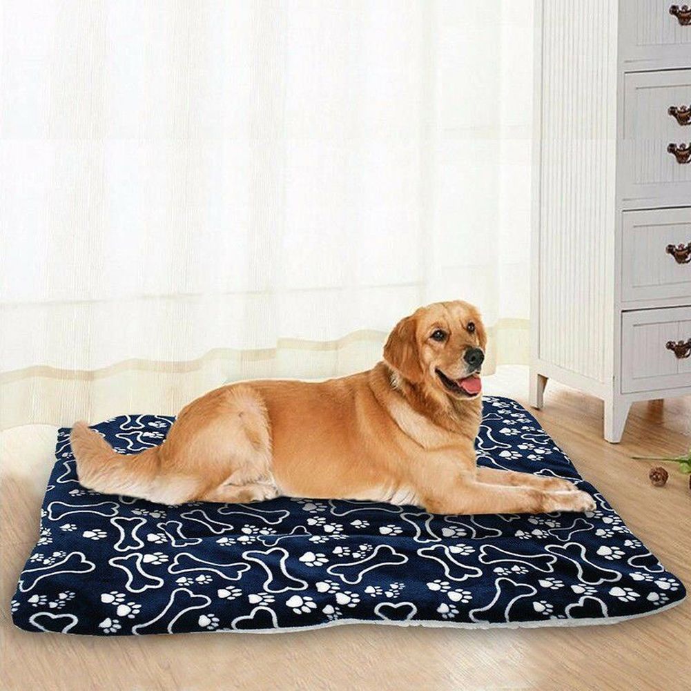 Soft Pet Dog Warm Bed Cat House Washable Home Blanket Large Dog Bed Cushion Mattress Kennel Soft Crate Mat Cats Pillow Slipcover